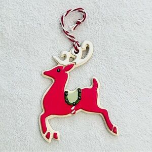🎁 Reindeer Cookie Christmas Tree Decor Holiday Decorative Ornament, NWOT